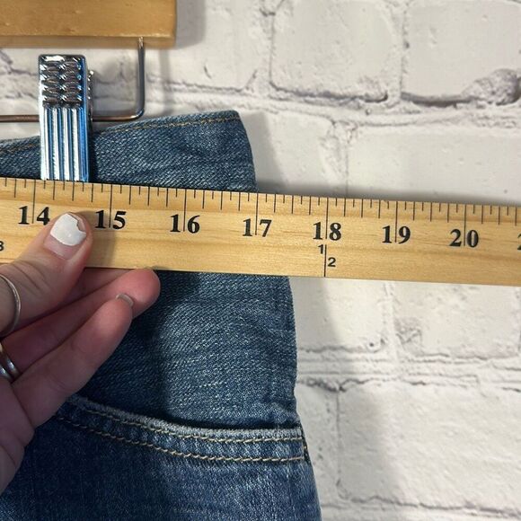 Ralph Lauren Mens Cut off Jean Shorts Jorts size 34 Denim rockabilly Country - Picture 2 of 8